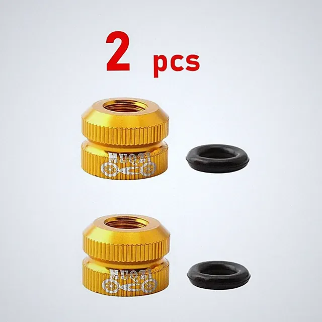 1–8pcs Presta Valve Nuts, Bike Tire Caps, Mtb Cycling Repair Accessories