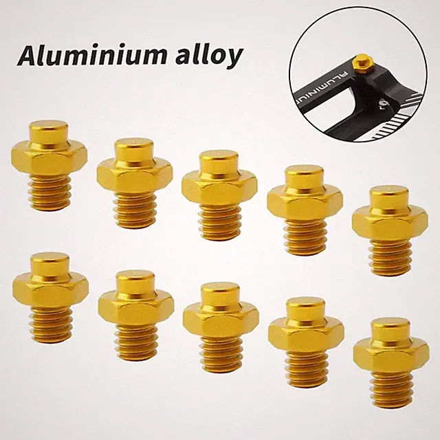 10pcs Pedal Bolts M4 Pedal Screws Aluminum Alloy Anti-skid Pedal Pin Bike Parts