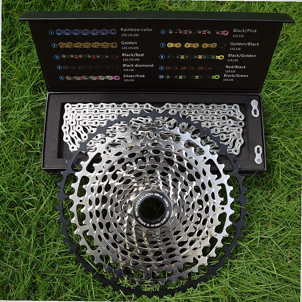 12s Mountain Bicycle Cassette 11-50T MTB Bike Freewheel Chain For Shinamo HG