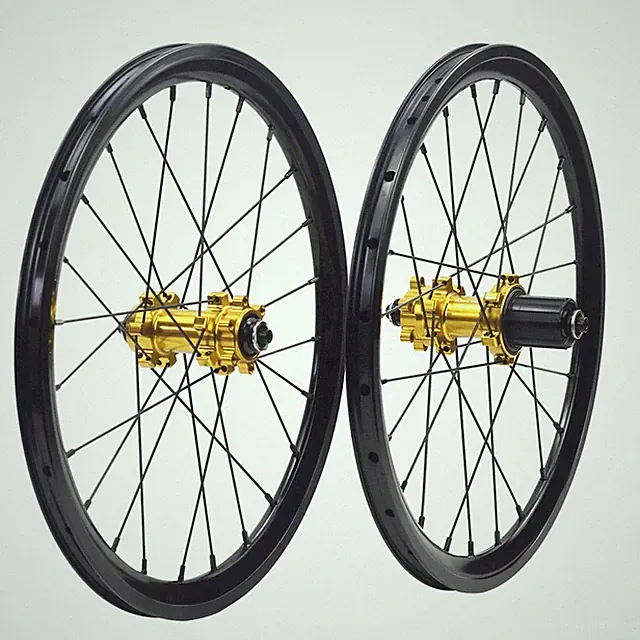 20" Wheels Disc Brake 24mm Height for Folding Recumbent Bike Wheelsset
