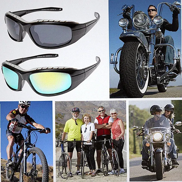 2x Outdoor Sports Bicycle SunglassesUV400 Riding Bike Goggles Cycling Glasses