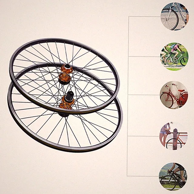 69.9cm/27.5inch Mountain Bike Wheelset,Aluminum Alloy Rim Disc Brake MTB Wheel