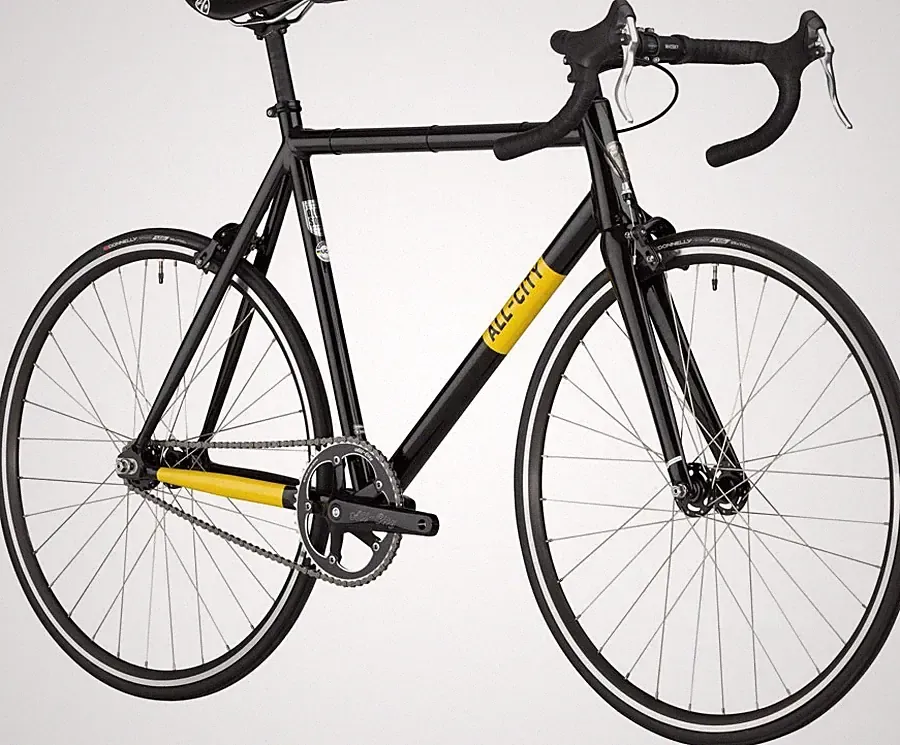 All City Thunderdome Gold Fang Fixed Single Speed 55 cm Warranty