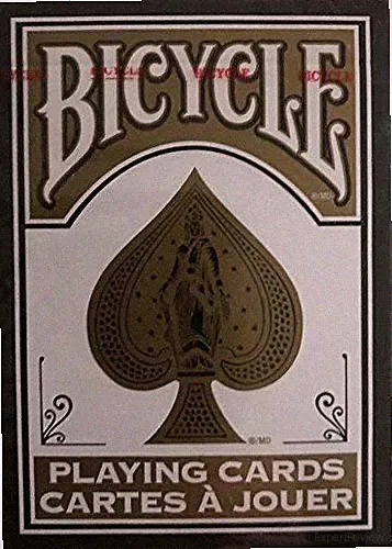 Bicycle Fashion Black Gold Playing Cards New Deck Poker Sealed Brand New