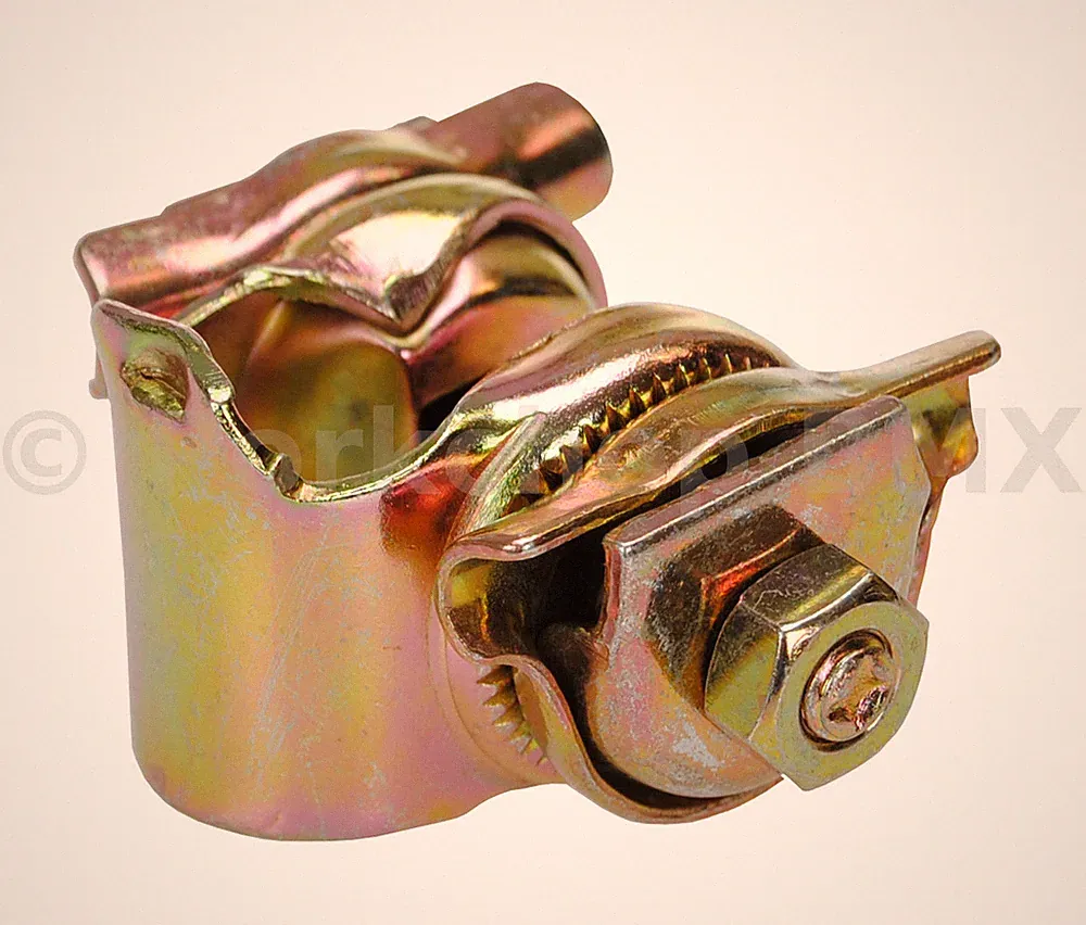 Bicycle seat "guts" seat clamp - YELLOW ZINC (GOLD-ish)
