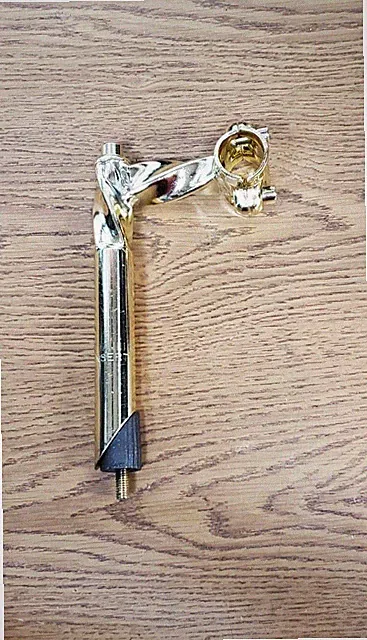 Bike All Twisted Lowrider Stem 22.2mm Gold. Bike parts,Bicycle parts.