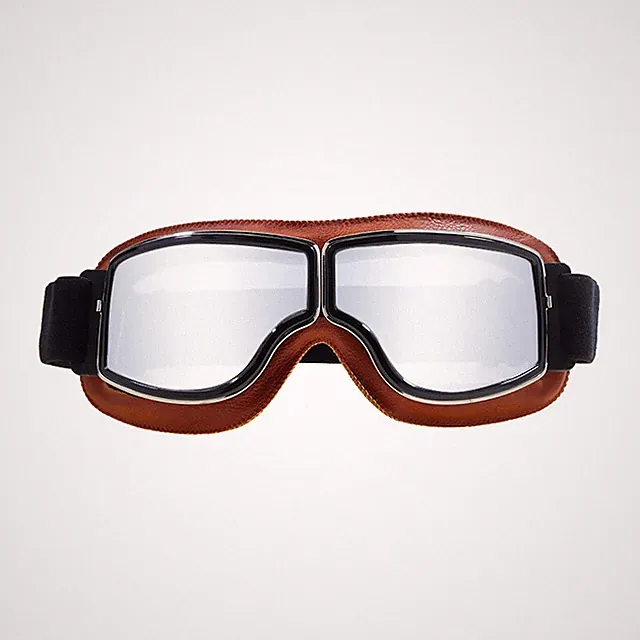 Bike Cycling Helmet Goggles Pilot Glasses Electric Scooter UV Protection Eyewear