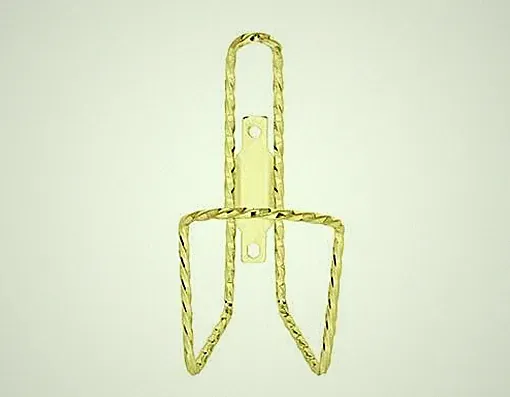 Bike Steel Twisted Bottle Cage Gold. Bike parts,Bicycle parts.