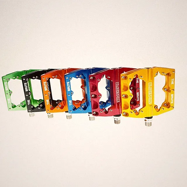 Blackspire Brute Platform Pedals 9/16" Mountain Bike CNC Alloy Pedal 6 Colors