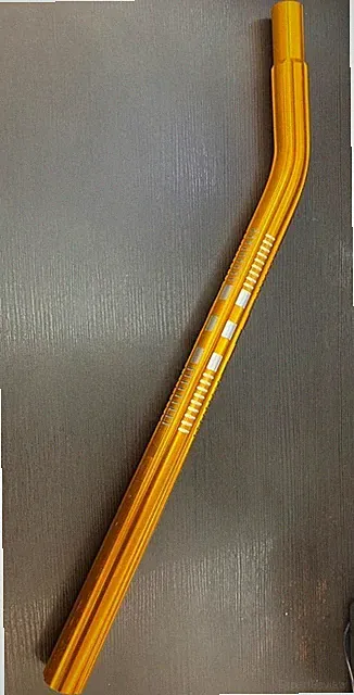 BMX BICYCLE ALLUMINUM SEAT POST LAYBACK 25.4MM INSERT OLD SCHOOL NEW