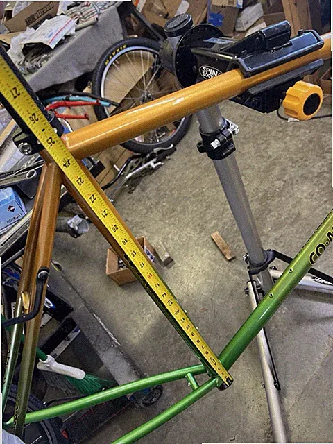 Co Motion Gravel Bike L/ Xl 700c Wheel Set , Carbon Bars 3x9 Levers