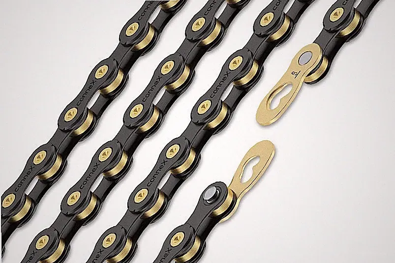 ConneX 9SB 9-Speed Black & Gold Road / MTB Bike Chain fits SRAM Shimano Campy