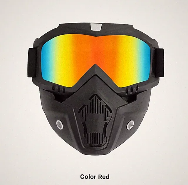 Dirt Bike Motorcycle Motocross UTV Protective PADDED Safety Riding Goggles Mask