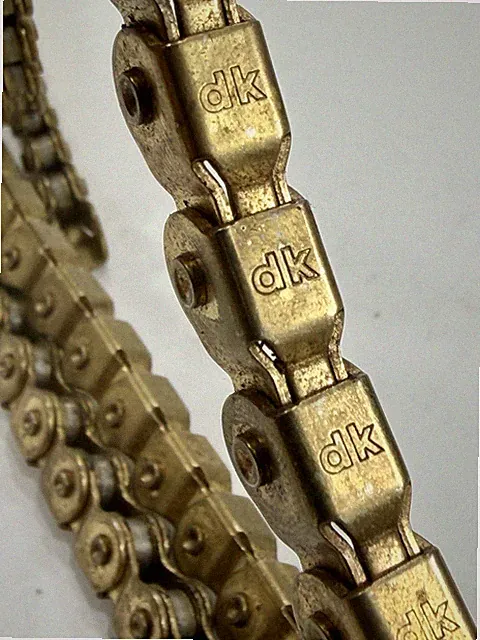 DK EXO Half Link Chain 90 Links Gold Mid School BMX Bicycle 1/8 OG 90s Single Sp