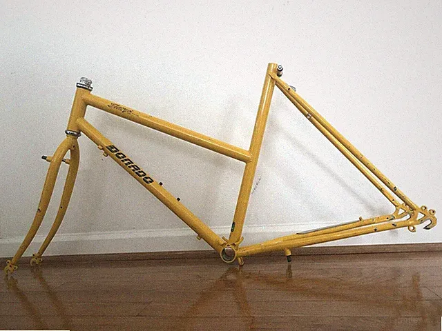 Dorado Sherpa Vintage 1987 City Utility Bike 20" Frame & Fork Yellow