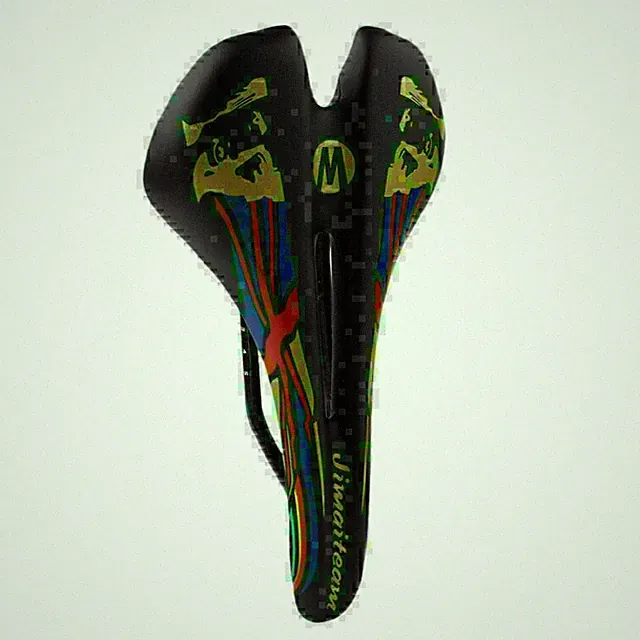 Fashion Road Bike Saddle MTB Bike Racing Saddle Leather Cover Seat Cushion