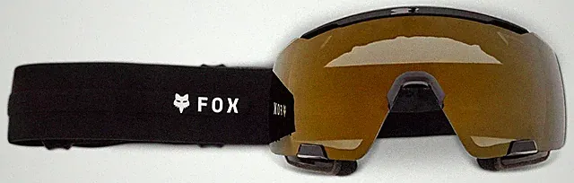 Fox Racing Purevue Black/Mirror MTB Mountain Bike Goggles Black w/Gold Lens