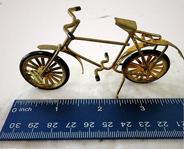 GOLD METAL BIKE NEW