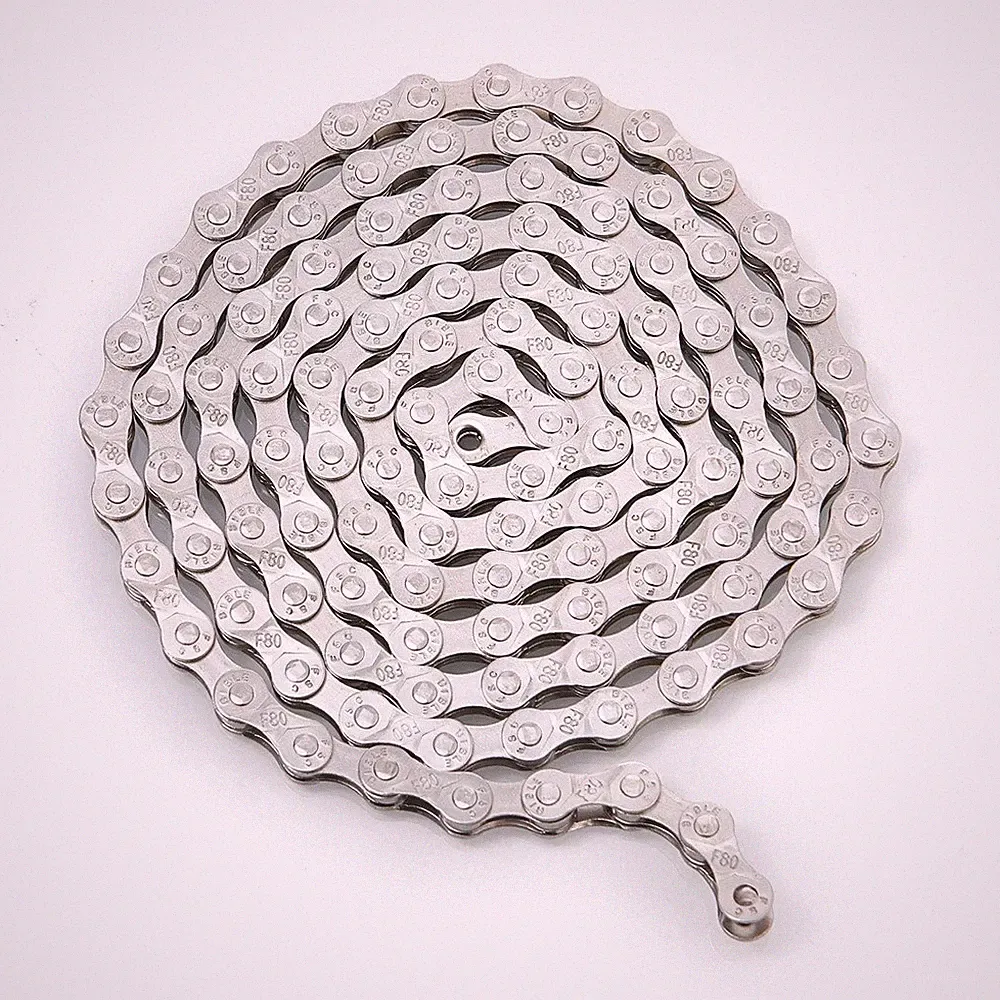 HeavyDuty Bicycle Chain 6 7 8 Speed 116L 1/2x3/32 Silver Gold for MTB Road Bike