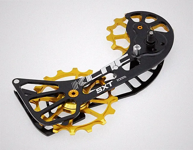KCNC Sxt Mountain Bicycle Oversized Pulley Wheel Cage XTR M9000 XT M8000 Gold