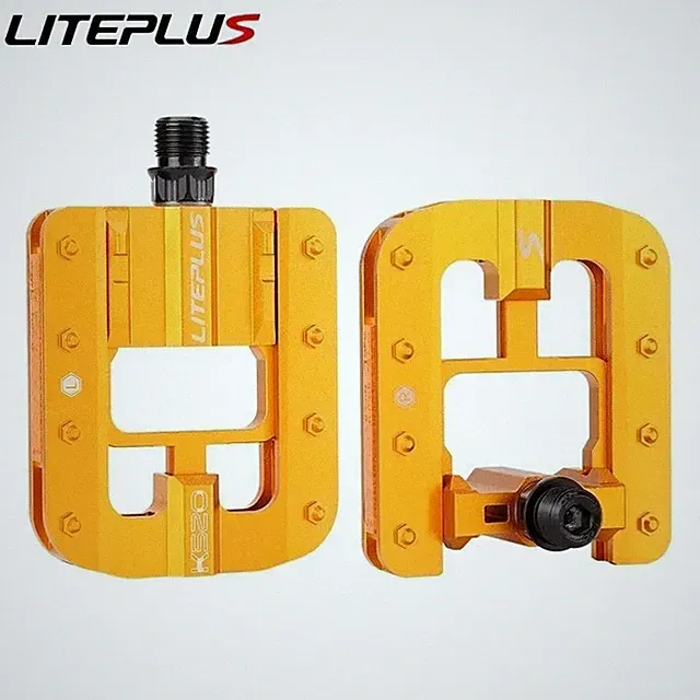 Liteplus Foldable Bicycle Pedals Slide Solid Aluminum Alloy Fast Foldable Bike P