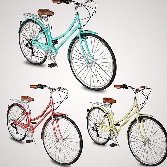 Micargi Women 700C City Bike 7 Speed Commuter Adults Beach Cruiser Bicycle