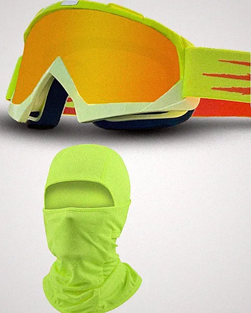 Motorcycle Goggles with Balaclava for Women Dirt Bike, ATV, Ski Safety Glasses