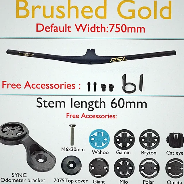 MTB Bicycle Carbon Integrated Handlebar 13° 28.6mm with Bike Computer Mounts