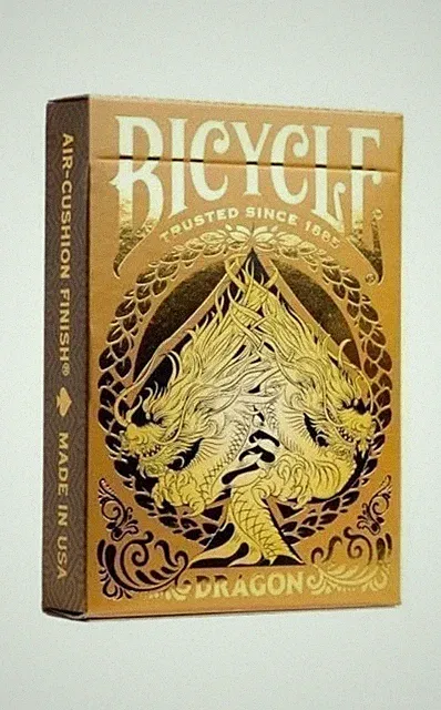 New! Bicycle Gold Dragon Foil Premium Playing Cards, 1 Deck