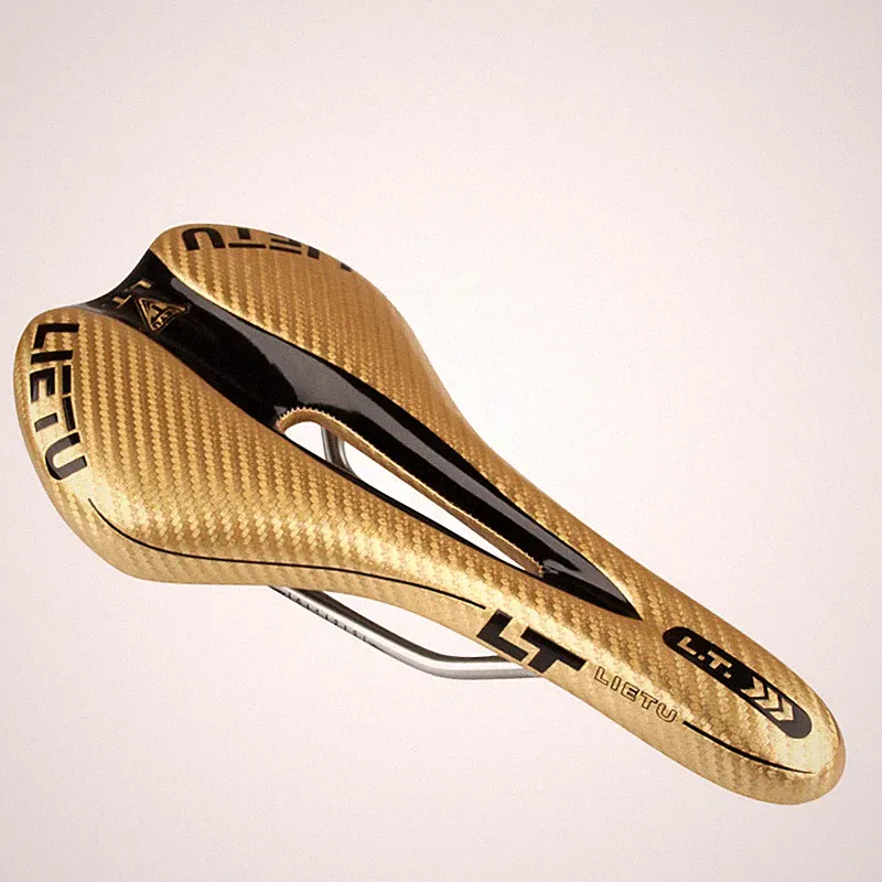 NEW Cycling Saddles Comfort Bicycle Seat Cushion Carbon Patterned Bike Saddles