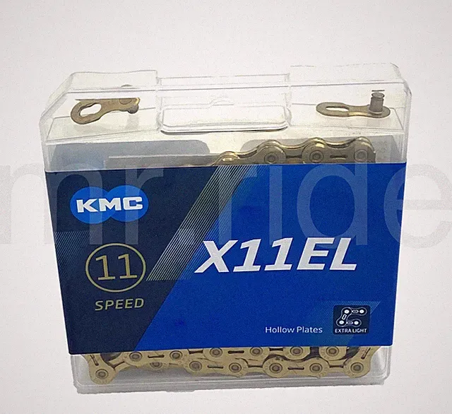 New KMC X11EL Bike Chain Retail Pack 11 Speed for Shimano/SRAM 118 Link Gold