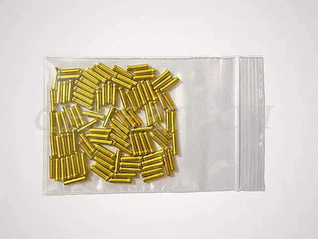 New MTB Road Bicycle Bike Derailleur Shift Cable End Caps 100 Pcs Gold