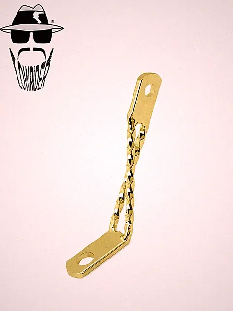 ORIGINAL LOWRIDER Double Twist Headlight Bracket Mount Gold Universal Bicycle.