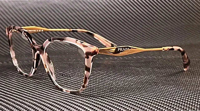 PRADA PR 02ZV ROJ1O1 54mm Eyeglasses (Pink Havana/Gold)