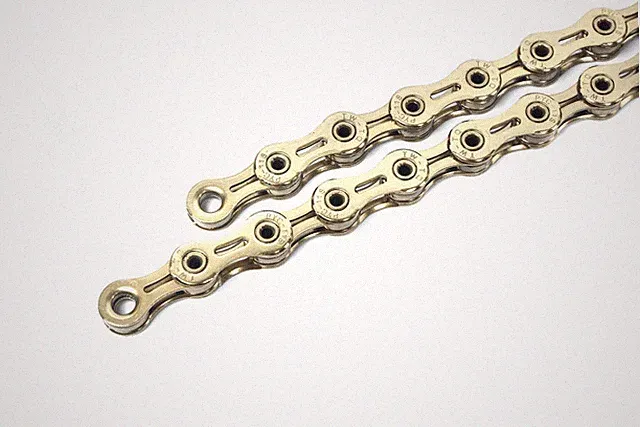 PYC Hollow-Pin Road MTB Cyclocross Gravel Bike Chains 11-Speed Ti-Gold Coated
