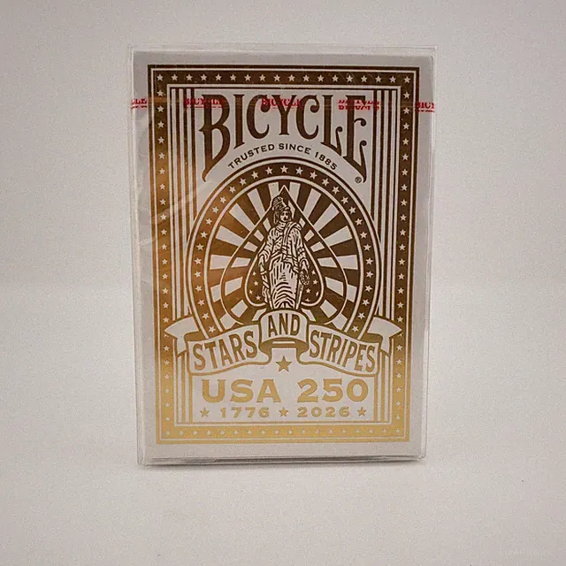 RARE! Bicycle America 250th Anniversary Gilded Flag Playing Cards
