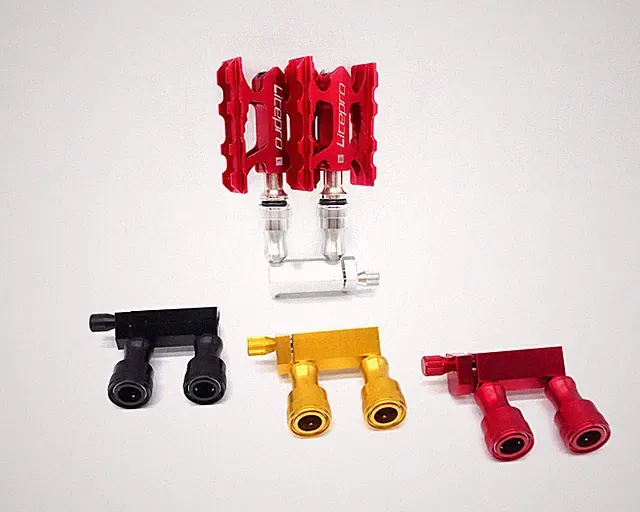 Saddle Pedal holder for Brompton fold bike MKS CROPS VP-ONE1 Quick Rlease pedals
