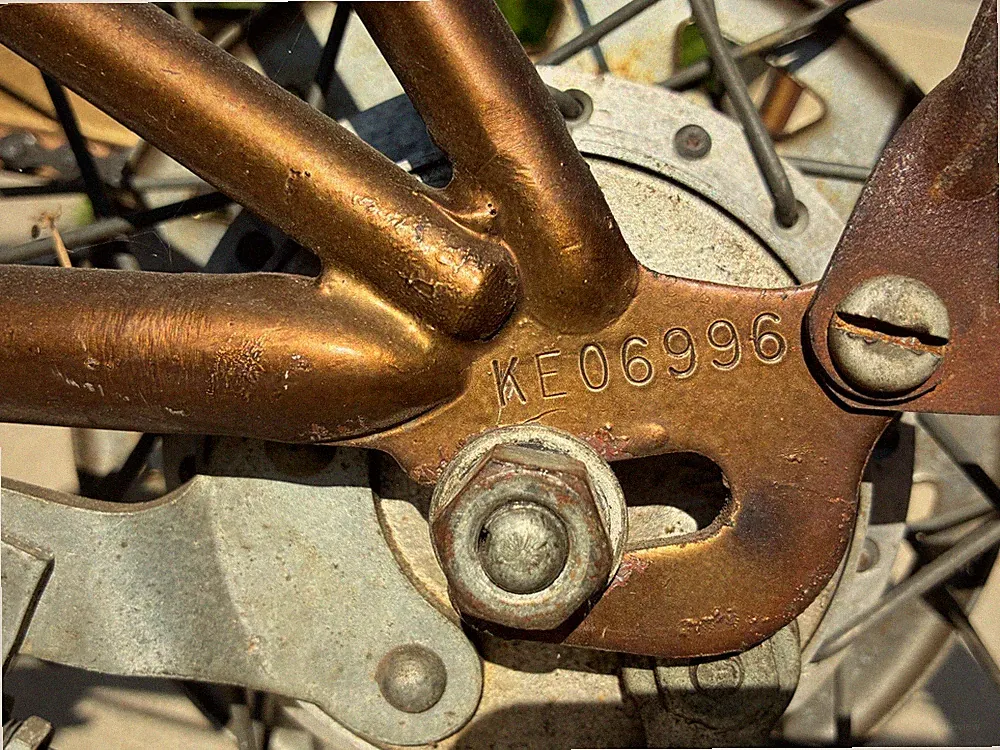 Vintage 1969 Chicago Schwinn De Luxe Tandem Bicycle.