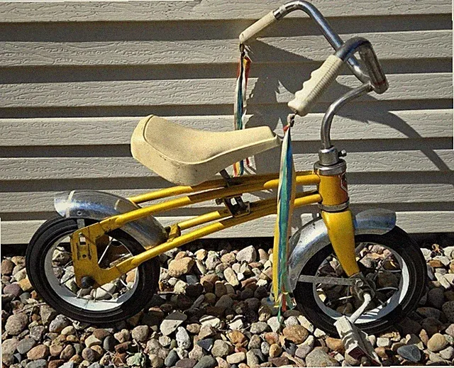 Vintage AMF Junior Bicycle Gold Child Bike