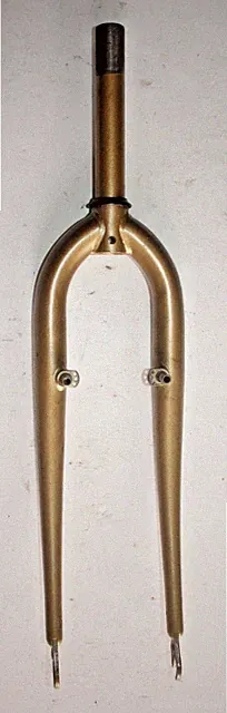 Vintage Rigid MTB Bike Fork 26" 1" Threaded 154mm Canti Gold Hybrid USA Shipper!
