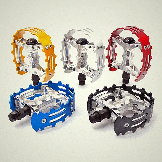 Wellgo BMX MTB XC-II bear trap Bicycle Bike pedals 1/2" Old school Vintage Bike