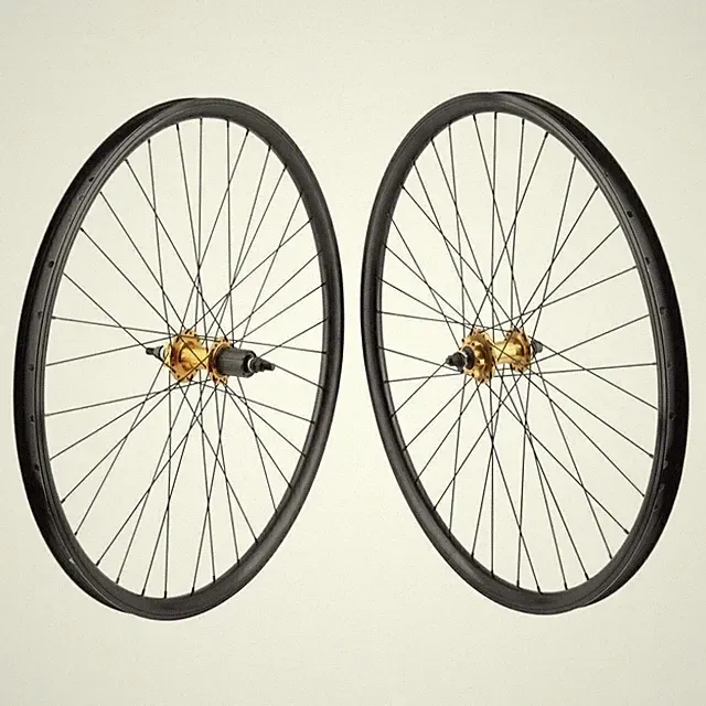 Wheel Master 29" MTB Disc Wheel Set - SE Bikes J25SG, 8-10sp, 6B, BO, Gold
