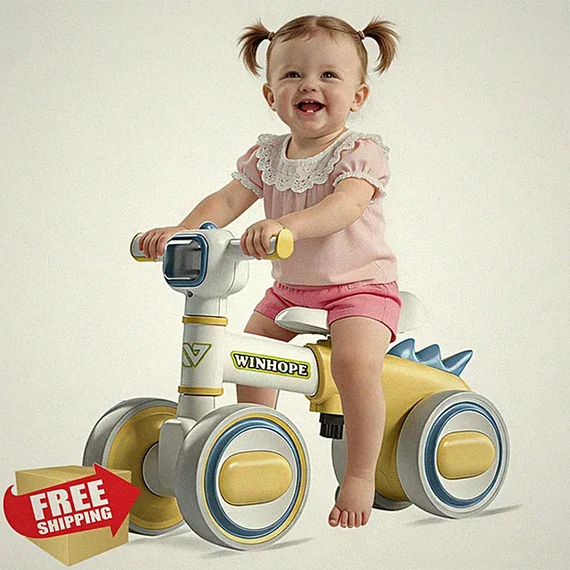 WinHope Yellow Baby Balance Bike 1 Year Old