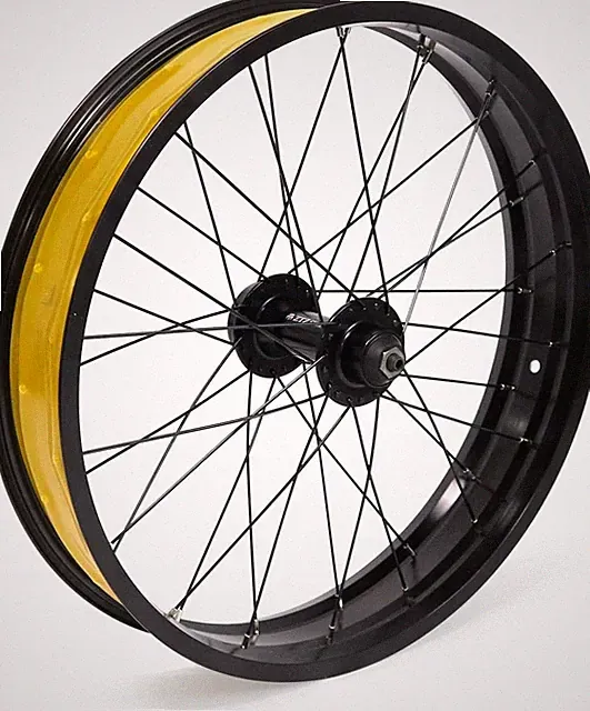 ZTZ 20/26 x 4.0 inch Fat Tire Bike Front Wheel, Aluminum Alloy Bike Rim