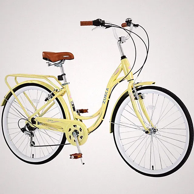 ZUKKA 24" Women's Cruiser Bike Shimano 7-Speed,Step-Thru Frame,for Petite Adults